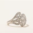 Ornate Diamond Ring | 0.20ctw | SZ 6.5 | Cheap