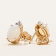 Opal & Diamond Earrings | 1.20ctw, 0.05ctw | Online Hot Sale