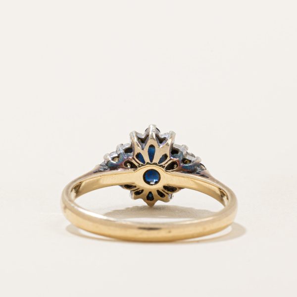 Sapphire & Diamond Cocktail Ring | 0.30ctw, 0.10ctw | SZ 6.75 | For Cheap