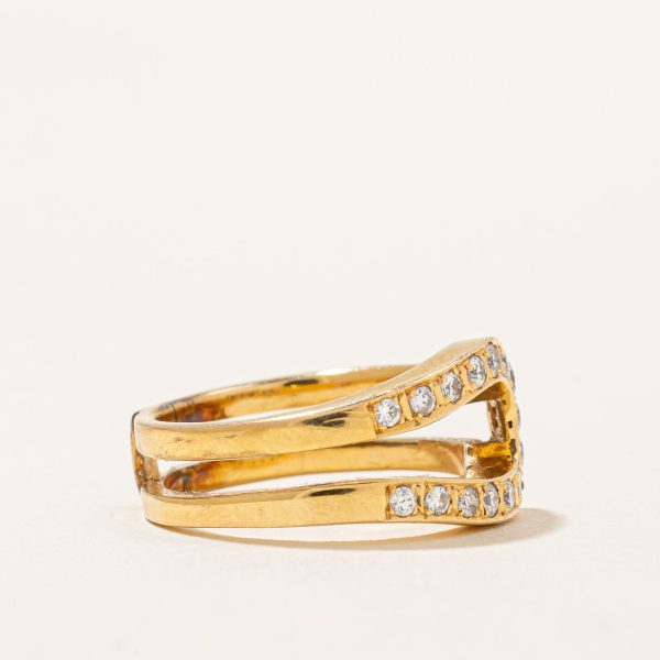 Split Shank Diamond Ring | 0.30ctw | SZ 5 | Hot on Sale