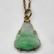 Jadeite Buddha 18k Necklace | 11.50ct | 24  | Online Hot Sale