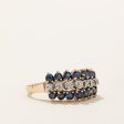 Sapphire & Diamond Ring | 0.70ctw, 0.02ctw | SZ 6 | Discount