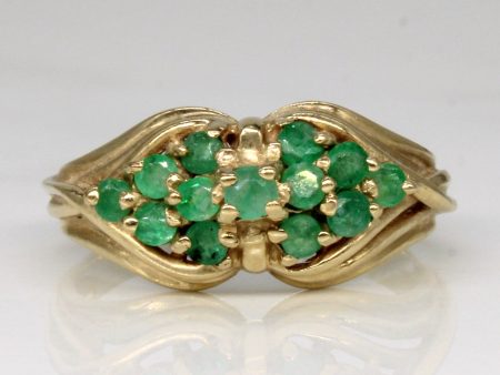 Emerald Cocktail Ring | 0.35ctw | SZ 5 | Online Hot Sale