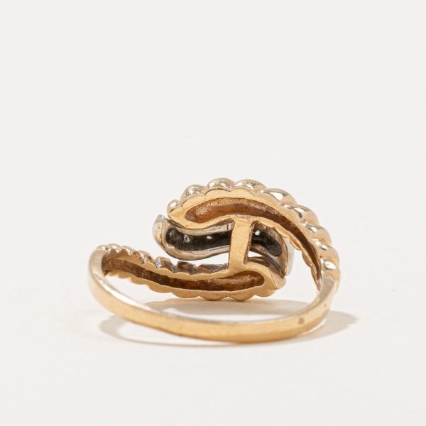 Pave Set Diamond Twisted Ring | 0.22ctw | SZ 7.75 | Online