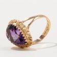 Pear Cut Amethyst Cocktail Ring | 7.00ct | SZ 4.5 | Online Sale