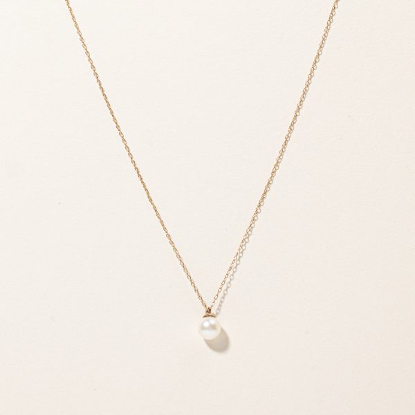 Pearl Pendant Necklace | 16 | Cheap