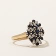 Sapphire & Diamond Cocktail Ring | 0.40ctw, 0.14ctw | SZ 7.25 | Online Hot Sale