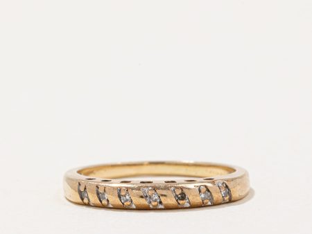 Flush Set Diamond Ring | 0.06ctw | SZ 6.5 | Sale