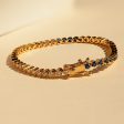 Blue Diamond Tennis Bracelet For Discount