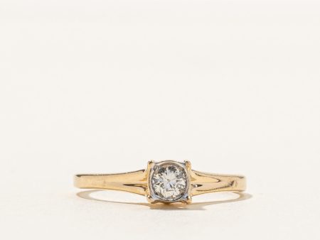 Solitaire Diamond Ring | 0.18ct | SZ 4 | Hot on Sale