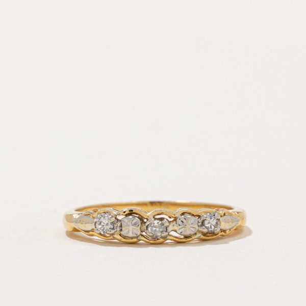 Illusion Set Diamond Ring | 0.10ctw | SZ 8.5 | For Sale