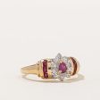 Ruby & Diamond Cocktail Ring | 0.35ctw, 0.02ctw | SZ 6.75 | Online