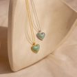 Aventurine Heart Necklace Online Hot Sale