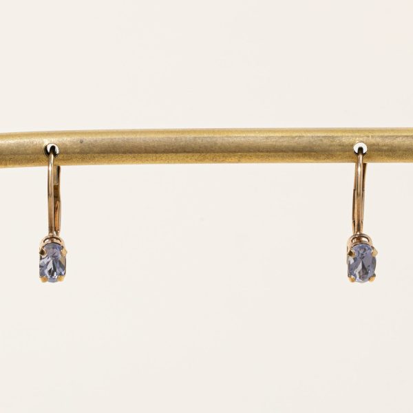 Iolite Lever Back Earrings | 0.30ctw | on Sale