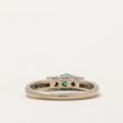 Emerald & Diamond Ring | 0.24ct, 0.26ctw | SZ 6.75 | For Discount