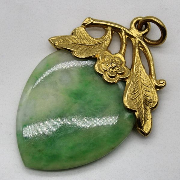 Jadeite Heart 24k Pendant | 20.00ct | Cheap