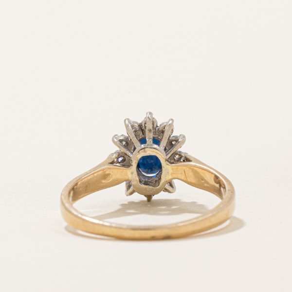 Sapphire & Diamond Ring | 0.55ct, 0.06ctw | SZ 5.5 | Discount