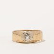 Solitaire Diamond Band | 0.06ct | SZ 6.5 | Sale