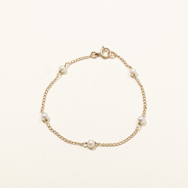 Pearl Chain Bracelet | 8 | Sale