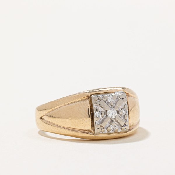 Illusion Set Diamond Ring | 0.11ctw | SZ 9 | on Sale