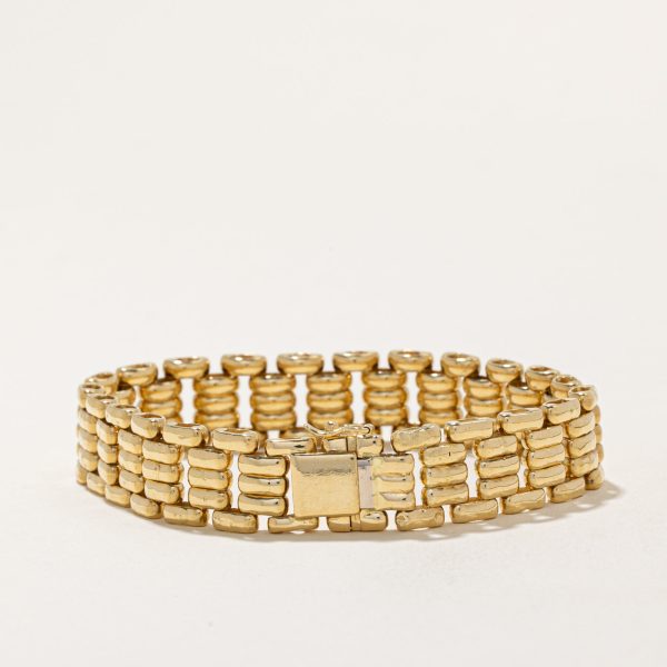 18k Yellow Gold Bracelet | 6.5  | Fashion