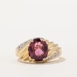 Garnet & Diamond Cocktail Ring | 2.80ct, 0.08ctw | SZ 6.75 | Online