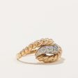 Pave Set Diamond Twisted Ring | 0.22ctw | SZ 7.75 | Online