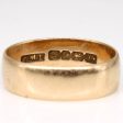 Vintage Pseudo Hallmarked 10k Yellow Gold Band | SZ 4.5 | Online now