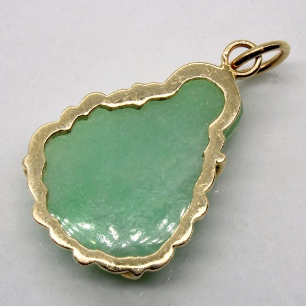 Jadeite Buddha 14k Pendant | 15.00ct | on Sale