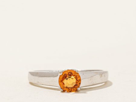 Mandarin Citrine Ring | 0.50ct | SZ 8 | Online Sale