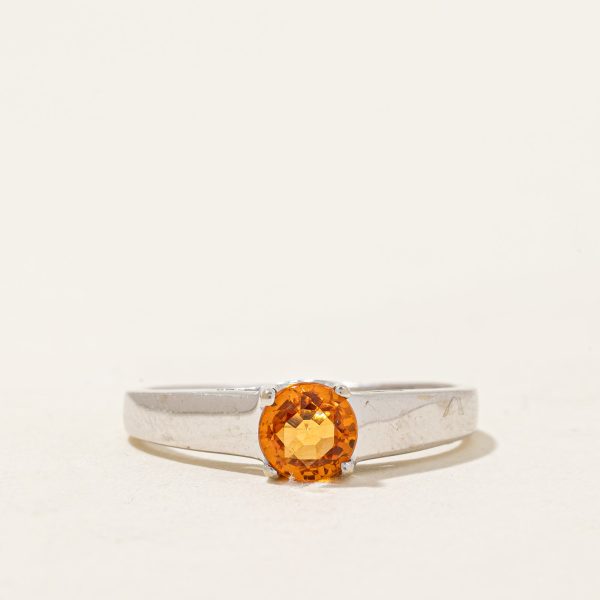 Mandarin Citrine Ring | 0.50ct | SZ 8 | Online Sale