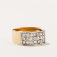 Pave Set Diamond Soft Square Band | 1.00ctw | SZ 6.5 | For Discount