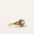 Pearl & Diamond Cocktail Ring | 0.03ctw | SZ 5.5 | Cheap