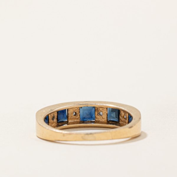 Sapphire & Diamond Ring | 0.84ctw, 0.02ctw | SZ 5.75 | Online Sale