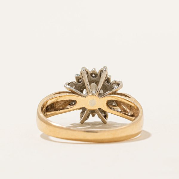 Flower Diamond Ring | 0.49ctw | SZ6.75 | Discount