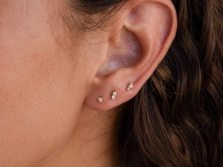 Tiny Diamond Flatback Studs Set For Discount