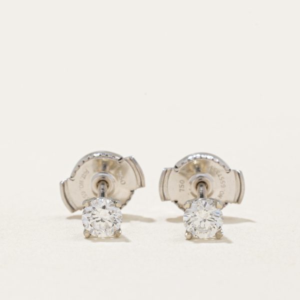 100 Ways  Diamond Stud Earrings With Eagle Claws and Guardian Backs | 0.36ctw | Discount