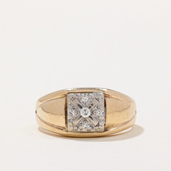 Illusion Set Diamond Ring | 0.11ctw | SZ 9 | on Sale