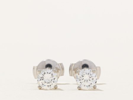 100 Ways  GIA Certified Diamond Stud Earrings | 0.71ctw I1 H I | Sale