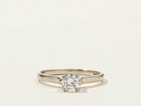 Prong Set Diamond Ring | 0.45ct | SZ 6.75 | Discount