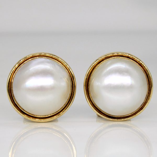 Mabe Pearl Earrings Discount