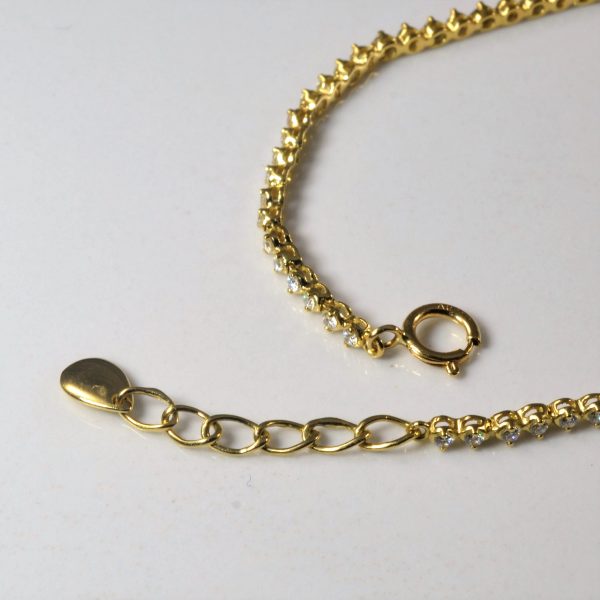 Pave Diamond Chain Bracelet | 0.42ctw | 7.5  | Online Hot Sale