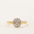 Vintage 18k Transitional Cut Diamond  Ring | 0.06ct | SZ 10.75 | on Sale