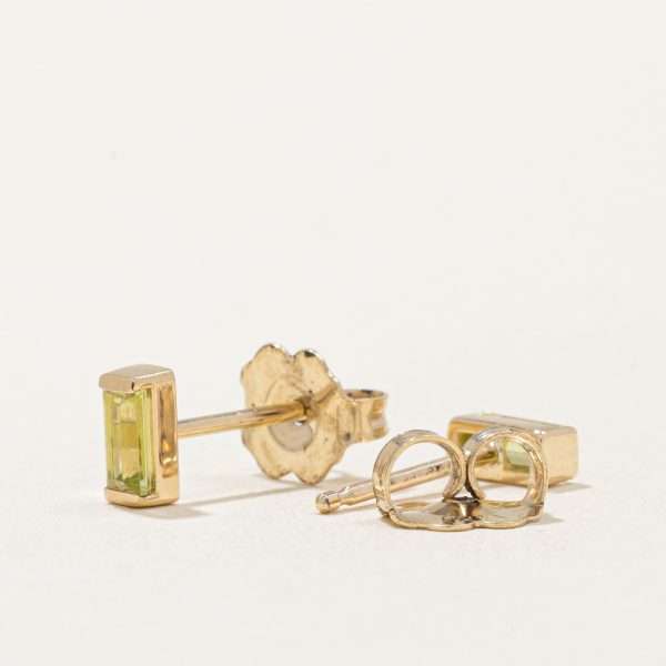 100 Ways  Baguette Peridot Earrings | 0.26ctw | Online Sale