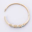 14k Yellow Gold Topaz & Diamond Bracelet | 4.50ctw, 0.35ctw | 6.5  Sale