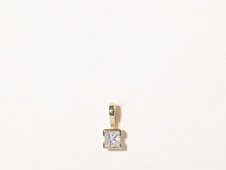 100 Ways  GIA Certified Semi Bezel Set Diamond Pendant | 0.42ct SI1 E | Online