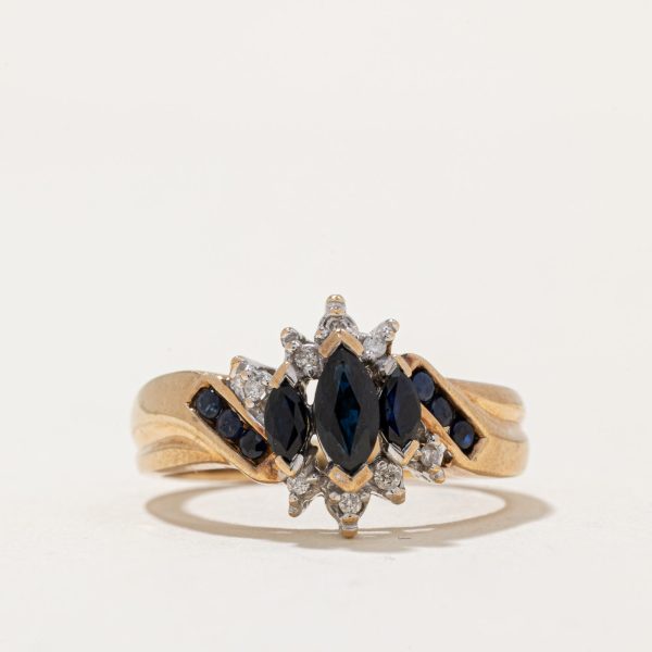 Sapphire & Diamond Ring | 0.37ctw, 0.03ctw | SZ 5.5 | Sale