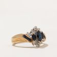 Sapphire & Diamond Ring | 0.37ctw, 0.03ctw | SZ 5.5 | Sale