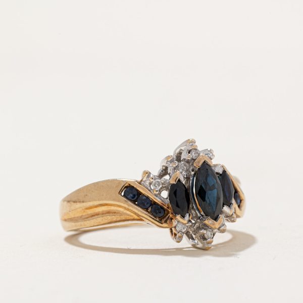 Sapphire & Diamond Ring | 0.37ctw, 0.03ctw | SZ 5.5 | Sale