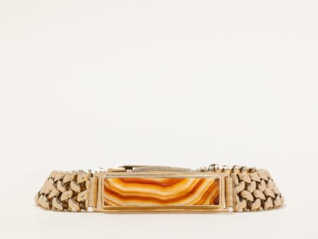 1953 Birmingham Vintage Agate Bracelet | 10.00ct | 8  | Discount